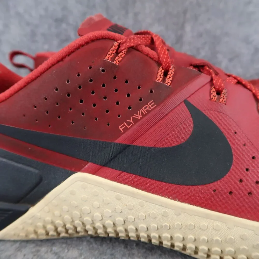 Nike Shoes Mens 14 Athletic Trainer Metcon 1 Sport Active Crossfit Gym Red Black